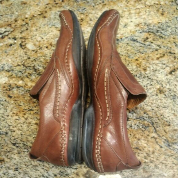 Bugatti Mens Dress Shoes Size US 8 EU 41 Leather Brown Round Toe Slip On main image 7